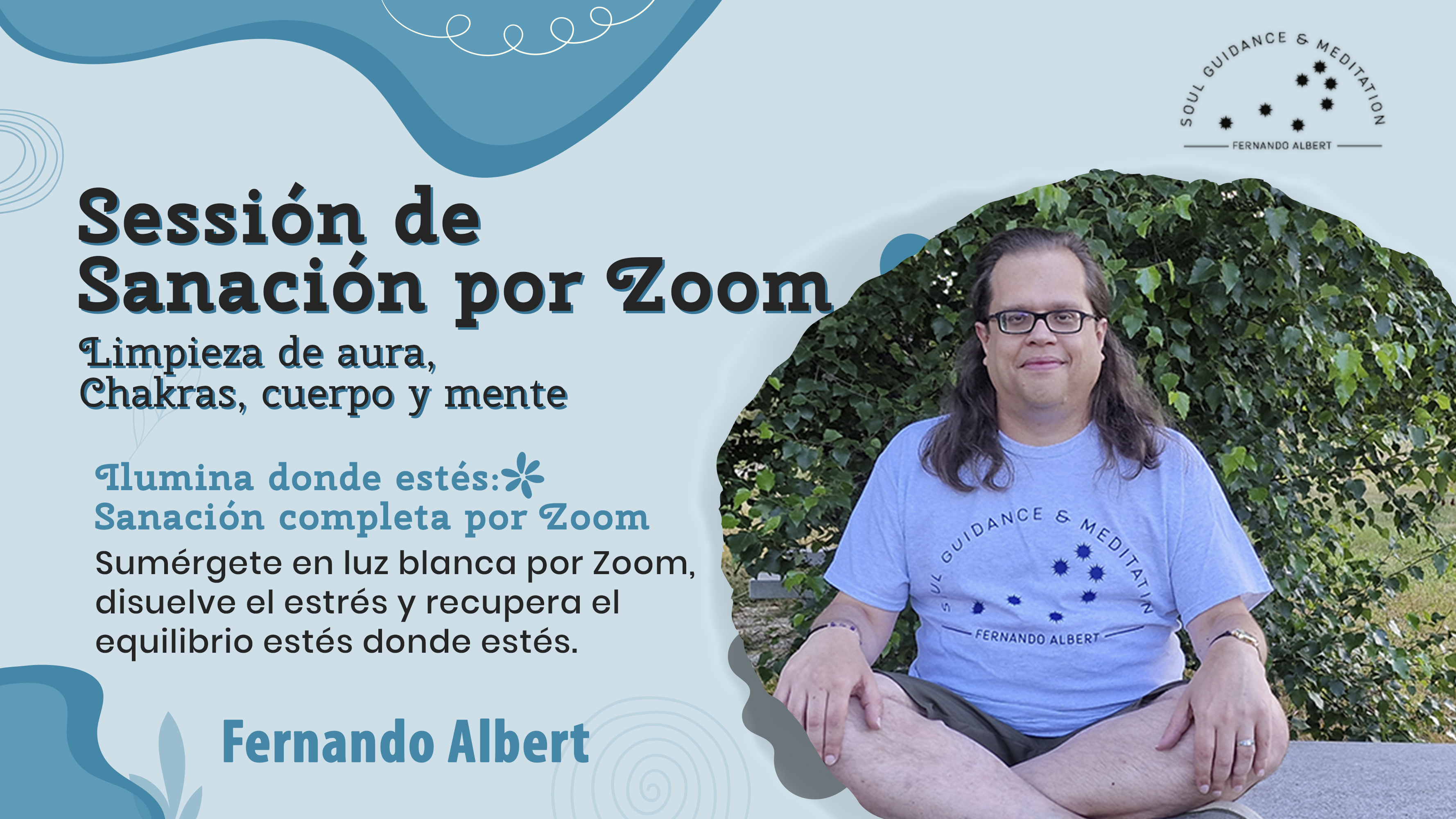 Sessión de Sanación por Zoom Limpieza de aura, Chakras, cuerpo y mente